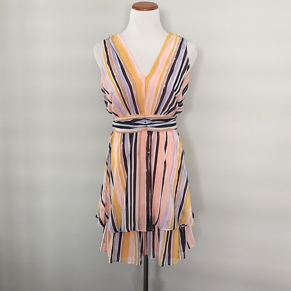 Bar III Dresses & Skirts - BAR III | Watercolor Tiered Summer Dress